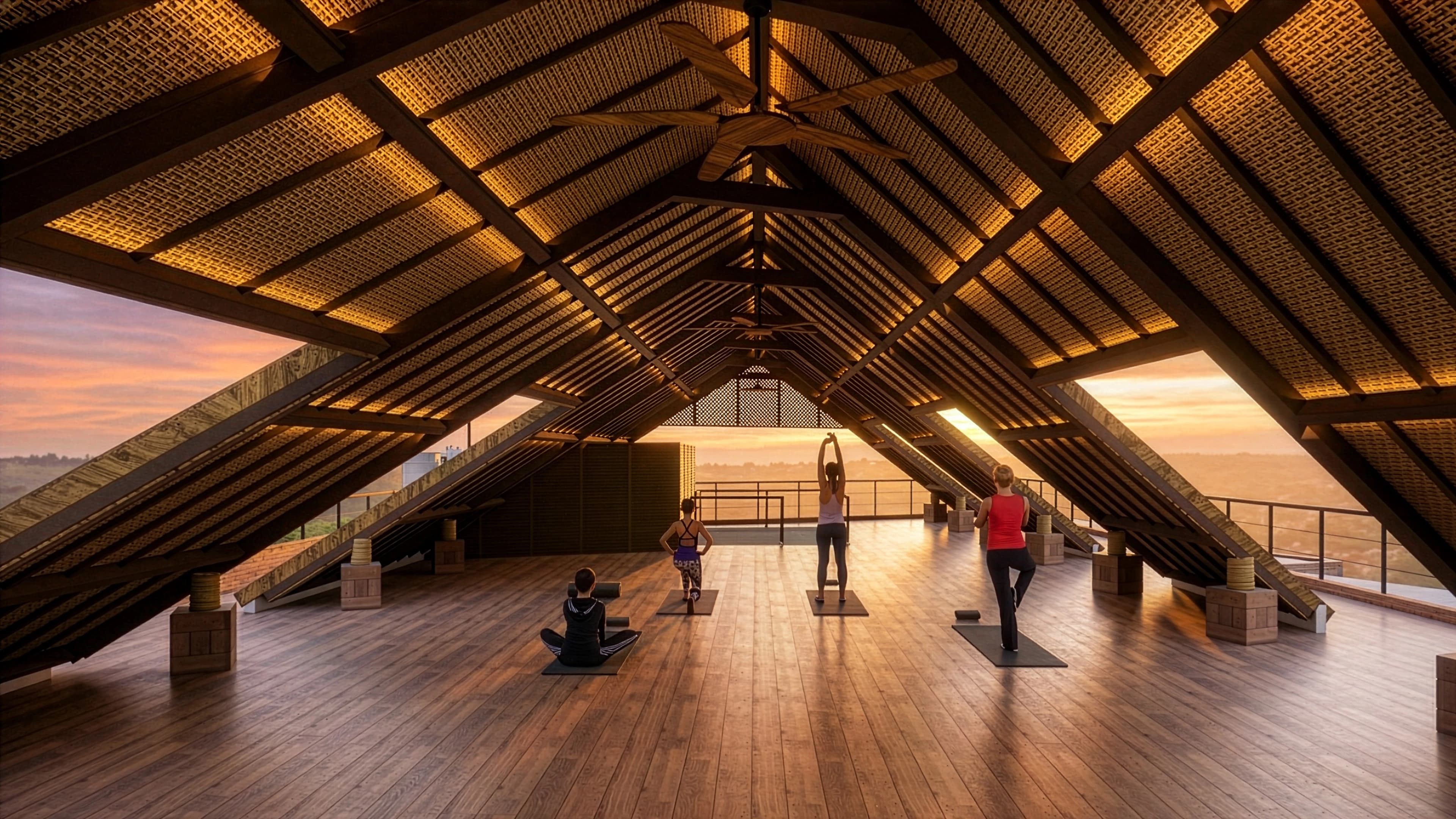 Yoga and meditation studio at BNesta